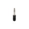 UT 380 Lyhyt plugi STEREO 6,3mm, musta
