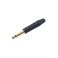 UT NP2X Suora plugi, MONO 6,3mm musta