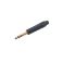 UT NP3X Suora plugi, STEREO 6,3mm musta