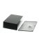 Valualumiinikotelo 1590D 188x119x56.5mm - MUSTA