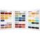 NitorLACK colour chart, actual lacquer painted on wood of all colours available