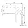 ADAM HALL 6107   alumiiniprofiili – 9mm levylle, 200cm (vain nouto!)
