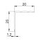 ADAM HALL 6209 alumiiniprofiili – 2x2x200cm (VAIN NOUTO!)