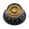 Bell Top Hat nuppi - GOLD-BLACK