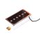Humbuckerin kokoinen AlNiCo P90, Talla / kaula, kromi