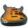 Strato body, Paulownia, HSH, 2-tone burst, lakattu, gloss