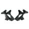 UT guitar parts Basson virityskoneisto B15- 2L+2R - musta