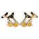 UT guitar parts Basson virityskoneisto B15- 2L+2R - kulta