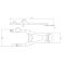 Bigsby B7 -tyylinen vibratalla, kromi
