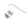 UT guitar parts - Strat tremolo #21B - messinki-tallapalat, valettu ISOblokki - 10.5 kieliväli (import strat)