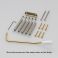 Gotoh GE101TS tremolo - straton vibratalla - kromi