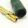 Banana connector 4mm male BL1 gold green