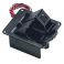 Gotoh® paristokotelo BB04WS kahdelle 9V paristolle