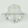 Bell Top Hat set 4pcs Water Clear Transparent