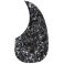 Pickguard pleksi teardrop pearl dark gray steeldust liimapinta PG100PB