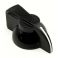 Chicken head osoitin nuppi, musta ruuvikiinnitys n. 17 x 19 x 33 mm