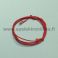 Cloth covered push-back wire stranded Red 18 AWG 1m