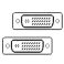 DVI -dual link kaapeli, uros / uros (24 + 4 + 1) n. 2 m