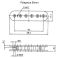 Humbucker mikrofonirunko - pole screw napapaloille - 50mm cream