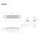 Gotoh GE103BT talla - Nashville Style Tune-o-matic (TOM) Kromi