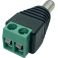 DC-liitin plugi 2.1mm / 5.5mm ruuviliitoksella