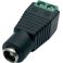 DC-liitin vastake 2.1mm / 5.5mm ruuviliitoksella