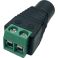 DC-liitin vastake 2.5mm / 5.5mm ruuviliitoksella