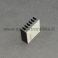 Jäähdytyslevy MALLI 7 musta 14 x 14 x 6 mm tarra pohjassa SMD komponenteille SMD IC-piireille