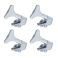 UT guitar parts Basson virityskoneisto B15- 2L+2R - kromi