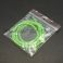 Kumiletku Flu Bright Green silikoniletku korvike n. 1m kieppi sisä 0.5mm ulko 2 mm TFH™