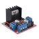 L298N moottoriohjain DC- ja askelmoottoreille max. 25 W