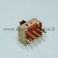 Liukukytkin piirilevylle 2 x ON - ON miniatyyrimalli rasteri 2 mm