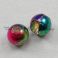 Slotted Tungsten Wolfram ball Rainbow 3.0 mm 20pcs TFH®