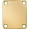 Kaulan kiinnityslevy, kulta 51 x 64 mm, KAULE1GD