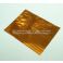 Oranssikupari metallinhohtoinen ohut muovifolio n. 180 x 220mm