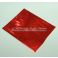 Punainen metallinhohtoinen ohut muovifolio n. 180 x 220mm