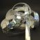 Lure tape Broken glass hologram with silver base