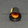 Potentiometrin nuppi 6mm akselille osoittimella "push to fit" ORANSSI