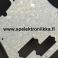 PB -tyylinen pleksi Pearl White / White / Black PB23P/W/B