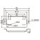 Rail humbucker baseplate - pohjalevy - nickel silver