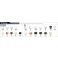 Gotoh SG381-07 viritin 3L+3R Kromi