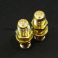 SMA female / female bushing feedthru with nut