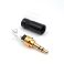 Stereoplugi Neutrik Rean 3.5 mm, kullattu kontakti, metallirunko