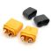 XT-60H liitinpari suojalla 1 x XT60H uros ja 1 x XT60H naaras