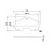 Baseplate for TC type guitars model 3 brass