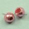 Tungsten Slotted Disco Beads Light Pink Lucent metallic 2.5 mm 20kpl TFH®