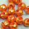 Tungsten Slotted Disco Beads Orange Lucent metallic 2.5 mm 20kpl TFH®