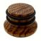 Wooden knobs for guitar pots 6mm axle "push to fit"