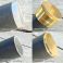 Spötub avloppsrör (set), aluminium gul passiverad Ossilehti Fishing®
