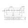 Vintage humbucker runko, 4.8mm polepiece 52mm pitch, black